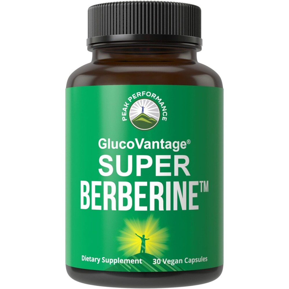 Dihydroberberine Super Berberine Supplement - GlucoVantage 200mg Now 5X More Effective Than Regular Berberine HCL Powder Capsules. Metabolism Support Keto Friendly Plus Vegan Extract Pills