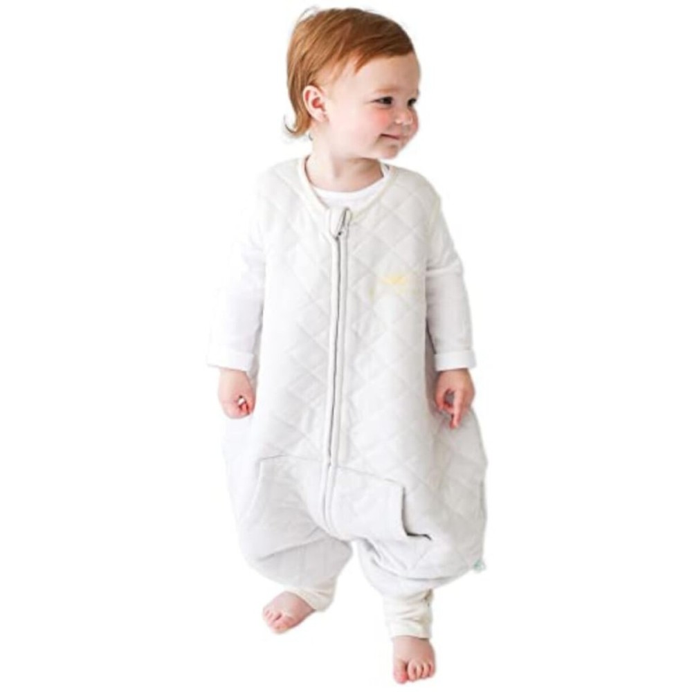 Tealbee Dreamsuit Toddler Sleep Sack with Feet - Walker Sleep Bag with Legs, Rayon made from Bamboo, All Season 1.2 TOG, 2-Way Zipper, 3T-4T - Sunshine