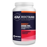 Gu Energy Roctane Ultra Endurance Energy Drink Mix, Vegan, Gluten-Free, Kosher, and Dairy-Free n-The-Go Energy for Any Workout, Strawberry Hibiscus, 3.44 lb. Canister (24 Servings)