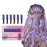 New Hair Chalk Comb Temporary Bright Hair Color Dye for Girls Kids, Washable Hair Chalk for Girls Age 4 5 6 7 8 9 10 New Year Birthday Cosplay DIY Halloween, ChristmasPurple)