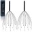 Svjetiq 2 Pack Head Massager Scalp Massager 20 Fingers Handheld Scalp Scratcher Head Scratcher Stress Relax for Deep Relaxing, Christmas Gift Stocking Stuffers for Men Women Adults
