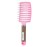 Bsisme Hair Brush, Curved Vented Brush for Faster Blow Drying, Professional Styling Hair Brushes for Women and Men, Paddle Detangling Brush for Wet Dry Curly Thick Straight Hair, Pink