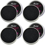 TailaiMei 4 Pack Color Removal Cleaner Sponge, Quickly & Easily Clean Makeup Brushes Without Water or Chemical Solutions Eliminating Drying Time - Switch Eyeshadow Colored Immediately