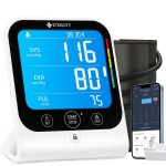 Etekcity Bluetooth Blood Pressure Monitor, FSA-HSA Eligible, Smart Upper Arm Automatic BP Machine with App, Wide Cuff 8.6-16.5, Irregular Heartbeat Detection,Home Medical Diagnostic Kit Wearables