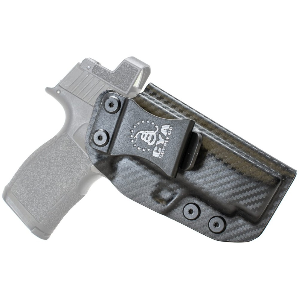 CYA Supply Co.- Carbon Fiber Optics Ready IWB Holsters - Fits Sig Sauer P365 XL - Veteran Owned - Made in USA