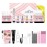 Lash Lift and Black Kit, Professional Eyelash Perm Kit and Black Eyelash & Eyebrow Set 3 in 1, Quick Lifting & Voluminous Coloring with Complete Tools Gifts for Women Salon Grade Home DIY