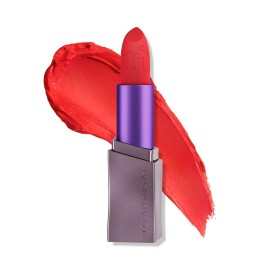 URBAN DECAY Vice Hydrating Lipstick (Elote - Bright Coral Orange - Matte Finish), Creamy Formula, Moisturizing Lip Color with Aloe Vera & Avocado Oil, Vegan, Cruelty-free - 0.11 oz