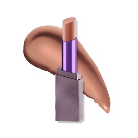 URBAN DECAY Vice Hydrating Lipstick (June Gloom - Sheer Neutral Nude - Shine Finish), Creamy Formula, Moisturizing Lip Color with Aloe Vera & Avocado Oil, Vegan, Cruelty-free - 0.11 oz