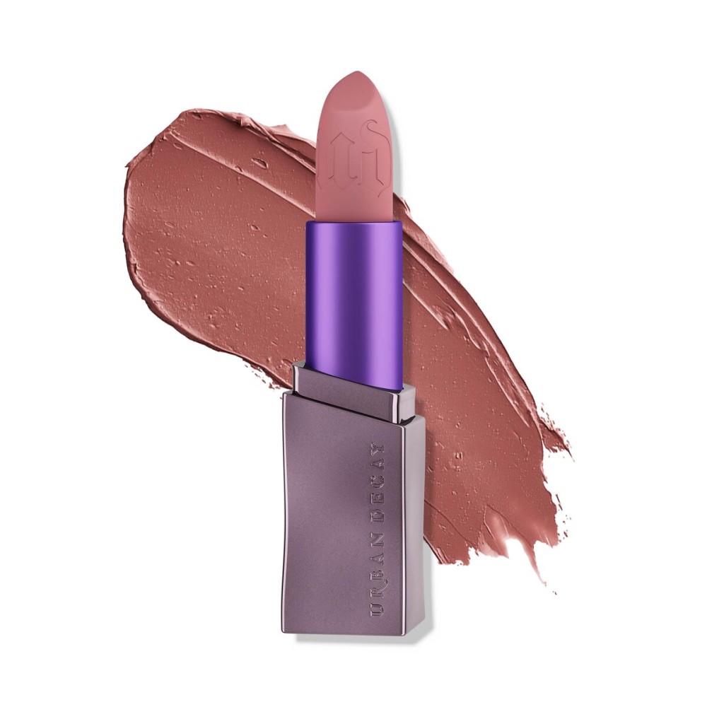 URBAN DECAY Vice Hydrating Lipstick (Backtalk - Mauve Nude Pink - Matte Finish), Creamy Formula, Moisturizing Lip Color with Aloe Vera & Avocado Oil, Vegan, Cruelty-free - 0.11 oz
