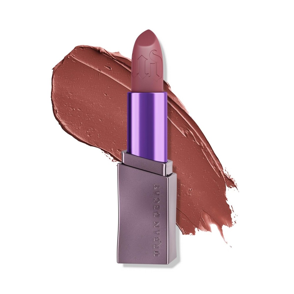URBAN DECAY Vice Hydrating Lipstick (Ravenswood - Medium Dusty Rose - Cream Finish), Creamy Formula, Moisturizing Lip Color with Aloe Vera & Avocado Oil, Vegan, Cruelty-free - 0.11 oz