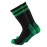 Cerebro Merino Wool Socks for Men, Cushioned Mid-calf Socks Moisture Wicking Men\'s Hiking Socks for Home, Trekking, Outdoors (1Pairs BlackGreen)