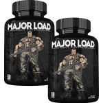 ONL Testosterone Supplement for Men - Major Load Testosterone Booster with Horny Goat Weed & Maca Root - Tongkat Ali Energy Pills for Stamina & Strength - Test Booster 60 Capsules (2pk)