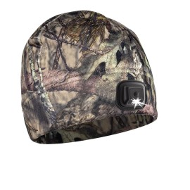 Panther Vision POWERCAP LED Hat Light 150 Lumens Rechargeable Fleece Beanie with Bright Built-in Headlamp Waterproof LED Warm One Size Cap