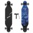 Junli 41 Inch Freeride Skateboard Longboard - Complete Skateboard Cruiser for Cruising, Carving, Free-Style and Downhill Blue Fly Fish