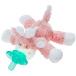 Nookums Paci-Plushies Buddies Adapts to Name Brand Pacifiers, Suitable for All Ages, Plush Toy Includes Detachable Pacifier (Gemma The Giraffe)