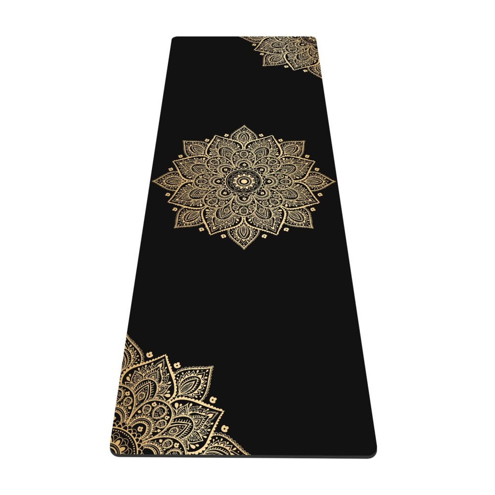 nuveti Yoga Mat Print Extra Thick TPE Non Slip Fitness Exercise Mat with Carrying Bag,72x24 Extra Thick 6MM Exercise & Workout Mat for Yoga, Pilates Fitness and Floor Exercises