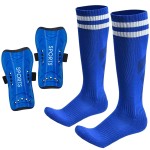 AIMISICAR Toddler Kids Youth Soccer Shin Guards and Socks for Boys & Girls (Age 3-5,6-8,8-12,10-14) | Lightweight Breathable Shin Pads & Soccer Socks Combo for Football Games & Training