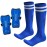 AIMISICAR Toddler Kids Youth Soccer Shin Guards and Socks for Boys & Girls (Age 3-5,6-8,8-12,10-14) | Lightweight Breathable Shin Pads & Soccer Socks Combo for Football Games & Training