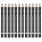 Go Ho 12 PCS Black Eyebrow Eyeliner Pencils,Sweatproof Eyebrow Pencil,Long-lasting Nice Color Eye Brow Gel Pen Makeup Brow Tint SticksBlack