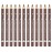 Go Ho 12 PCS Brown Eyebrow Eyeliner Pencils,Sweatproof Eyebrow Pencil,Long-lasting Nice Color Eye Brow Gel Pen Makeup Brow Tint SticksMedium Brown
