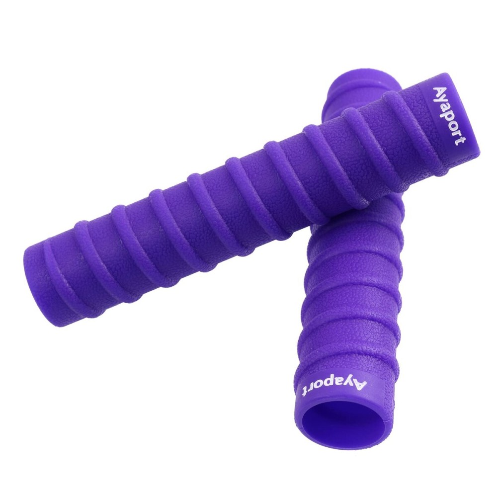 Ayaport Kayak Paddle Grips Non-Slip Silicone Wraps Blister Prevention Kayaking Accessories for Take-Apart Paddles (Purple)