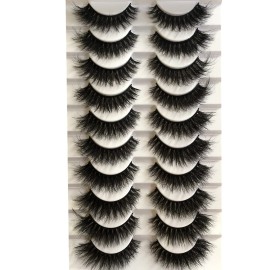 Gmagictobo Fake Eyelashes Natural 15MM Cat Eye Lashes Pack Short Faux Mink Thick Curly 3D Dramatic Soft Strip False Eye Lashes Multipack