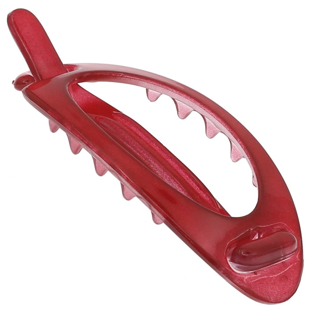 Camila Paris CP3118 French Hair Barrette Clip, Flexible Ponytail Holder No Metal Parts, Strong Hold Grip Hair Clips for Women, No Slip and Durable Styling Girls Hair Accessories, Made in France