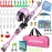ODDSPRO Kids Fishing Pole - Kids Fishing Starter Kit - with Tackle Box, Reel, Practice Plug, Beginner\'s Guide and Travel Bag for Boys, Girls (Light Pink+Net, 1.5M 4.92Ft)