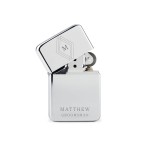 Weddingstar Custom Metal Windproof Personalized Lighter Silver - Diamond Emblem Monogram Engraving