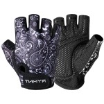 ZEROFIRE Workout Gloves for Women Men - Weight Lifting Gloves with Full Palm Protection & Extra Grip for Women Gym, Weightlifting, Weight Lift, Rowing, Exercise, Sport, Cycling.Paisley-Large