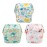 Babygoal Baby & Toddler Girl and Boy Swim Diapers, Reusable Adjustable Washable One Size Fits 6M-3T Gifts and Swimming Lessons 3 Pack 3ZSD12
