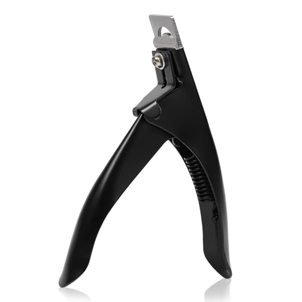 SUMAJU Professional Acrylic False Nail Clippers for Acrylic Nails Nail Tip Cutter Nail Manicure Tool (Black)