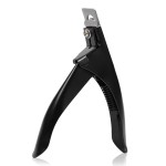 SUMAJU Professional Acrylic False Nail Clippers for Acrylic Nails Nail Tip Cutter Nail Manicure Tool (Black)