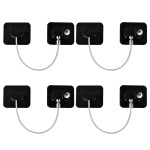 YEYA Upgraded Refrigerator Locks 4 Pack, Baby Proof Cabinet Locks with Keys, Safety Cabinets Door for Toddler