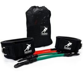 Kbands | Speed and Strength Leg Resistance Bands | Includes Speed 101 and Agility FX Digital Training Programs - Sizes for Youth, Intermediate, and Advanced Athletes