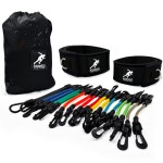 Kbands | Speed and Strength Leg Resistance Bands | Includes Speed 101 and Agility FX Digital Training Programs - Sizes for Youth, Intermediate, and Advanced Athletes