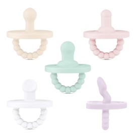 Ryan & Rose Cutie PAT Pacifier Teether (Starter Kit, Girl)