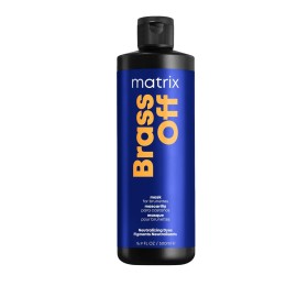 Matrix Brass Off Color Depositing Neutralization Hair Mask | Repairs & Protects Fragile Hair | For Color Treated Hair |Neutralizes Orange Tones | Color Depositing | Packaging May Vary | 16.9 Fl. Oz.