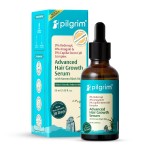 Pilgrim Advanced Hair Growth Serum with Redensyl 3%, Anagain 4% & Baicapil | Hair Fall Control & Regrowth | Korean Black Rice | For Men & Women, 1.69 Fl Oz (50ml)