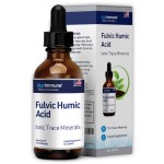 Fulvic Humic Acid 75 + Trace Minerals Liquid Supplement - Plant Derived in USA - Fulvic Acid Minerals Concentrate for Energy, Gut Health, Detox and Hydration- 1 gram per Serving - 2 oz.