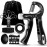 ALMAH Hand Grip Strengthener kit(5 Pack),Grip Strength Trainer,Forearm Workout Trainer Adjustable Grip Exercises,Finger Grip Strengthener,Finger Stretcher,Grip Ring & Stress Relief Ball with Carry Bag