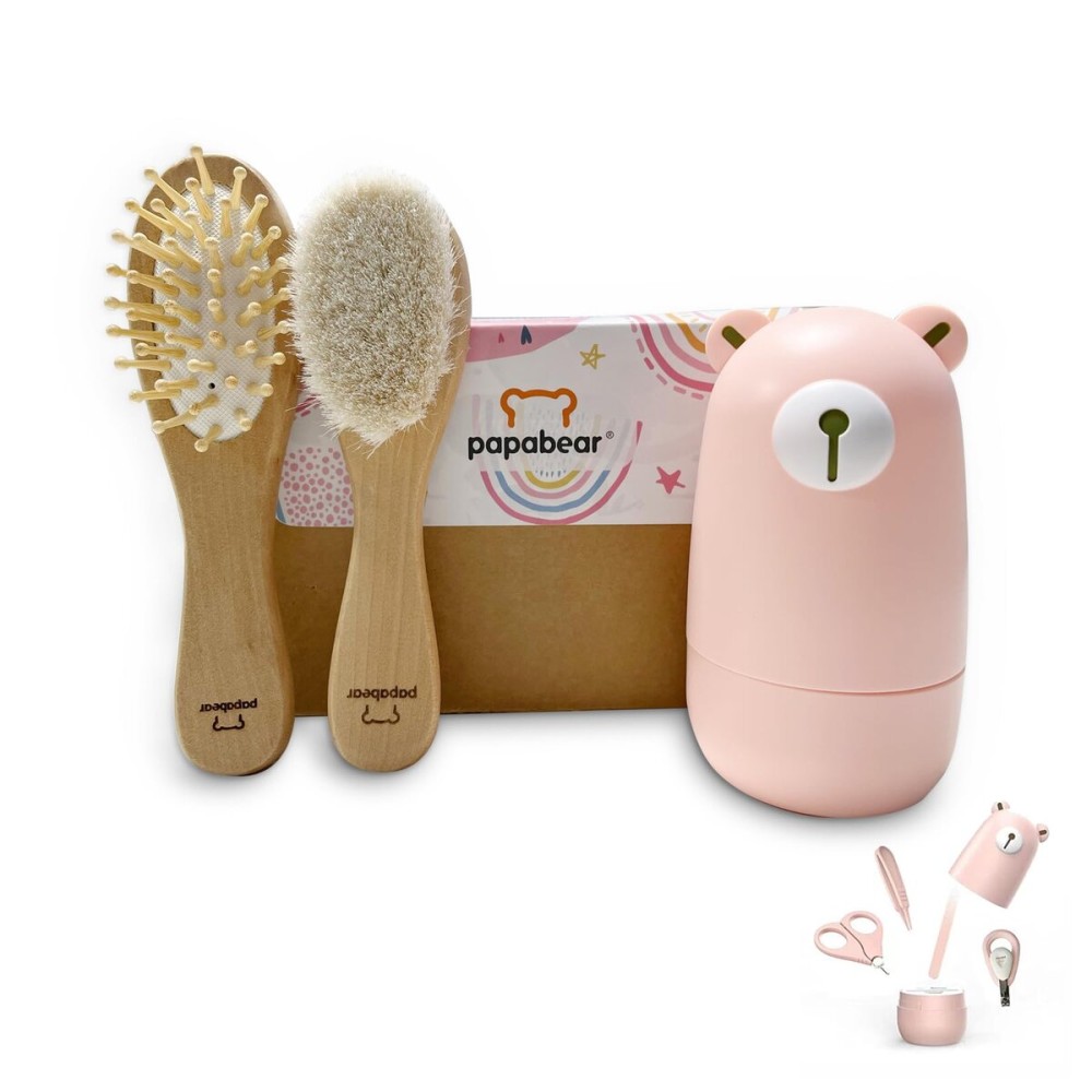 Baby Nail Clippers Set with Cute Case, Infant Fingernail and Toenail File Kit for Newborn Manicure and Pedicure, New Mom Grooming Gift