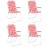 VINGLI Patio Lawn Webbed Folding Chairs Set of 2, Outdoor Beach Chair Portable Dining Chair for Yard, Garden (Red, Classic)