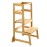 Kitchen Step Stool for Toddlers,Kids Standing Tower with Safety Rails (Walnut)