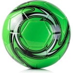 Western Star Soccer Ball Size 3 & Size 4 & Size 5 - Official Match Weight - 6 Designs - Youth & Adult Soccer Players - Attractive and Durable Design - Match Grade Soccer Ball (Dart Green, 4)