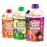 HAPPYTOT Organics Stage 4 Baby Food Pouches, Gluten Free, Vegan Snack, Super Bellies, Fruit & Veggie Puree, Variety Pack, 4 Ounce (Pack of 16), Amazon Exclusive