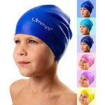 Limmys Kids Swim Cap - 100% Silicone Swim Cap for Boys and Girls - Soft, Stretchy & Comfortable Swimming Cap - Designed for Comfort & Durability