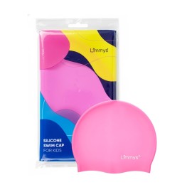 Limmys Kids Swim Cap - 100% Silicone Swim Cap for Boys and Girls - Soft, Stretchy & Comfortable Swimming Cap - Designed for Comfort & Durability