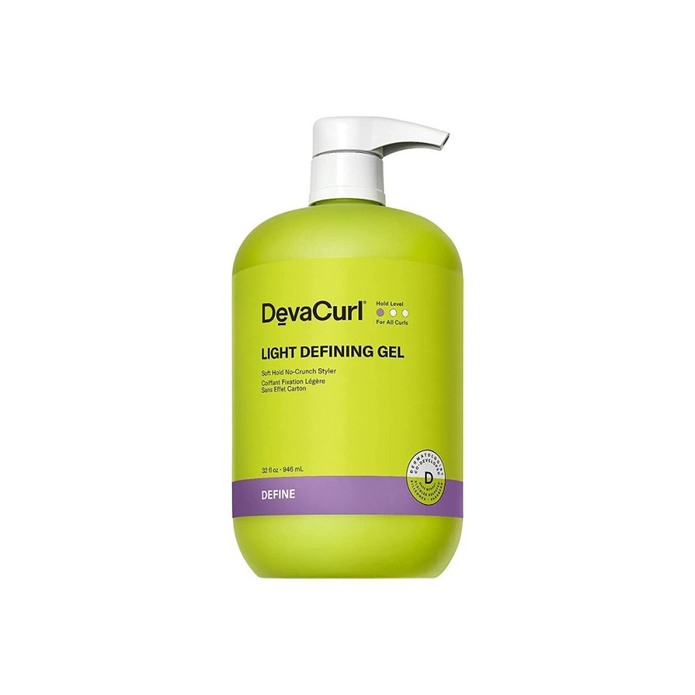 DevaCurl Light Defining Gel Soft Hold Non-Crunch Styler, Bright Breeze, 32 fl. oz