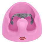 Nuby My Floor Seat - Portable Baby Chair with Soft Foam Cushion, Safety Harness, and High Back Design - 4+ Months - Pink